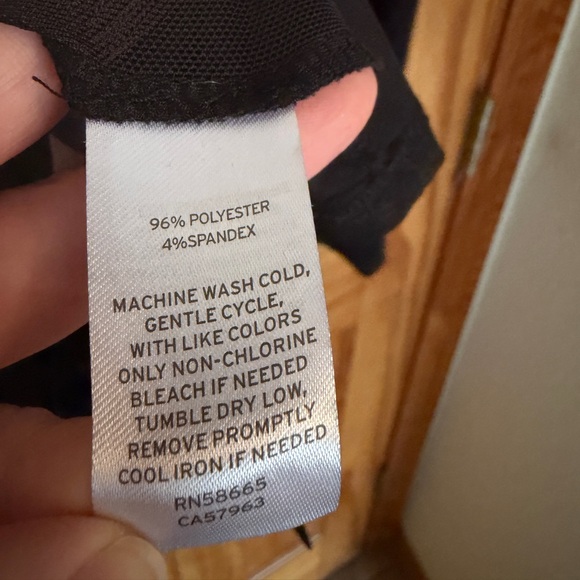 BP Black Sheer Mesh Button-up Shirt Size M - Picture 8 of 9